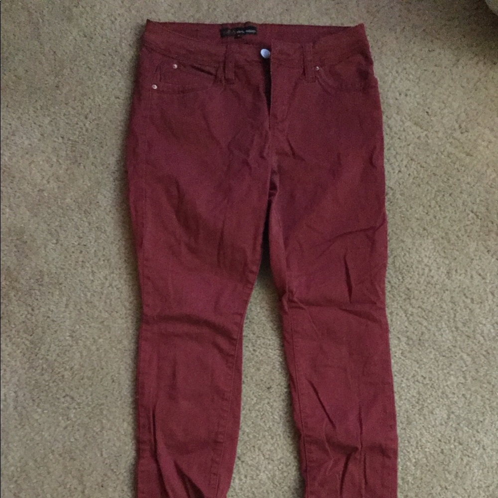 Red Skinny Jeans